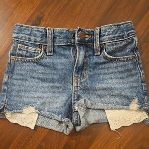Old Navy Girls Size 5 Denim Blue Shorts